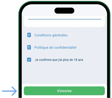 Cliquer sur S’inscrire